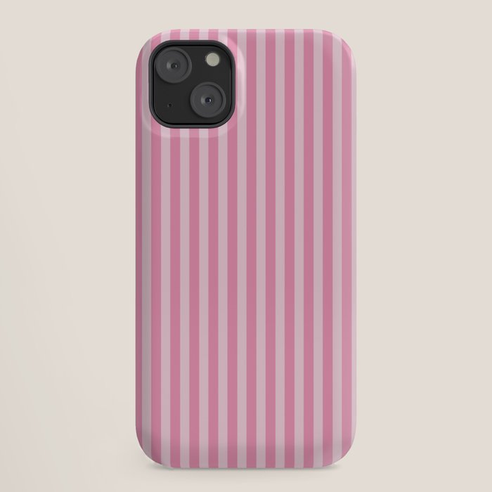 Striped Vertical 2 Pink iPhone Case