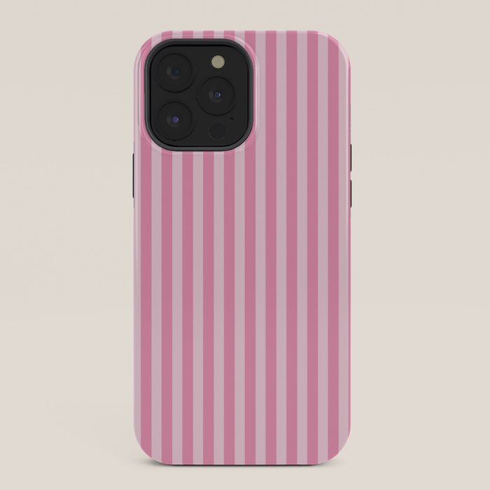 Striped Vertical 2 Pink iPhone Case