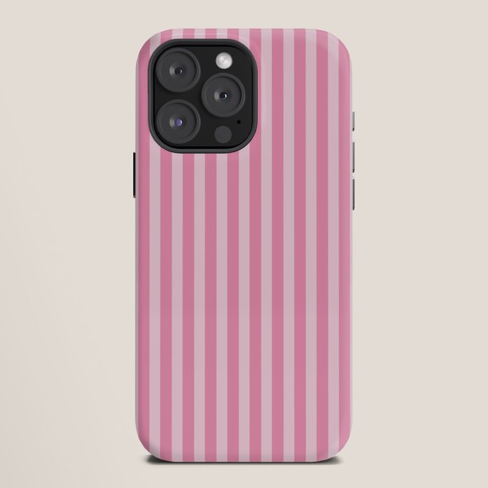 Striped Vertical 2 Pink iPhone Case