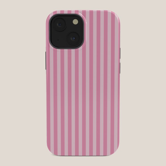 Striped Vertical 2 Pink iPhone Case