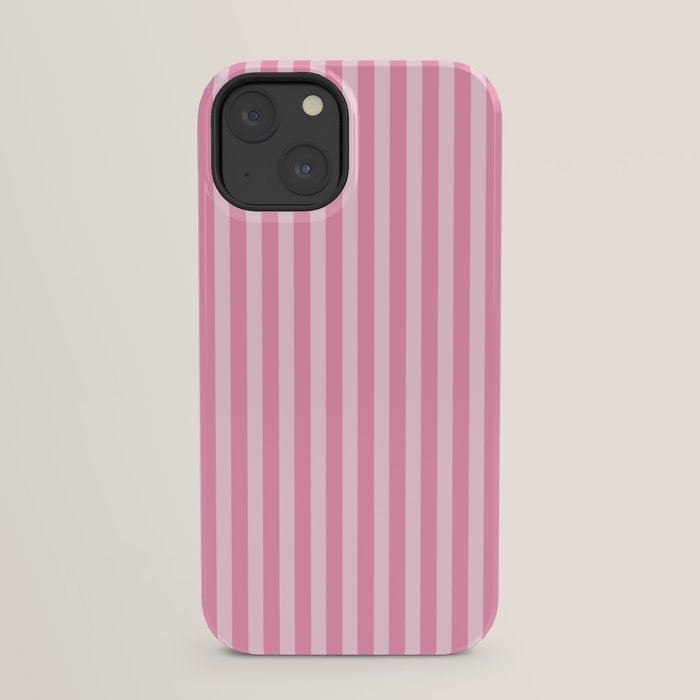 Striped Vertical 2 Pink iPhone Case