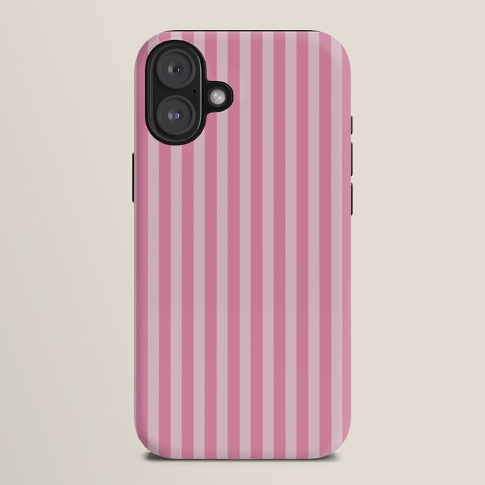 Striped Vertical 2 Pink iPhone Case