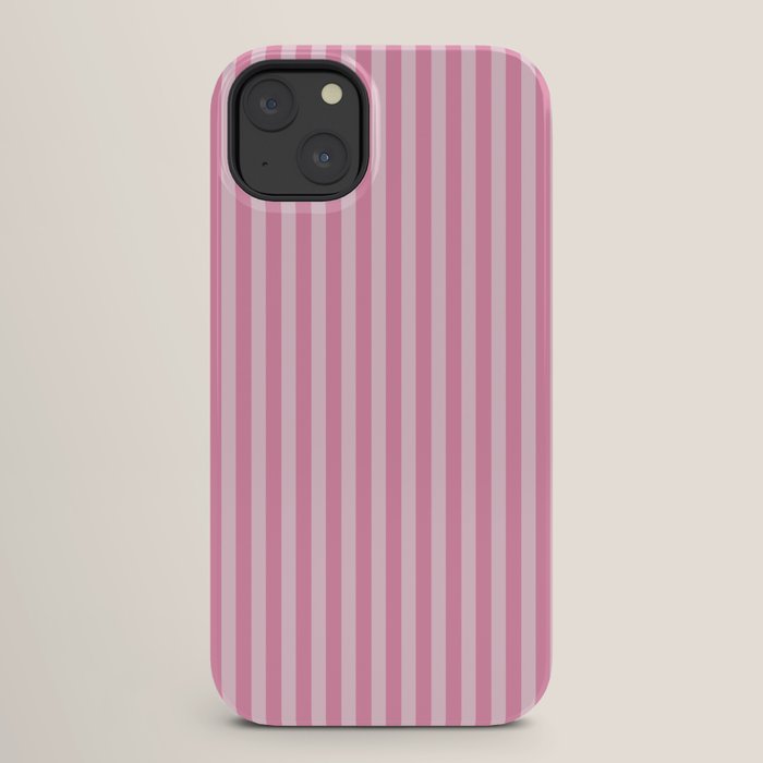 Striped Vertical 2 Pink iPhone Case