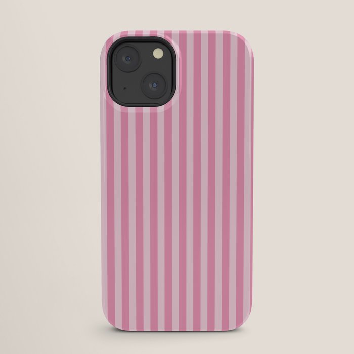 Striped Vertical 2 Pink iPhone Case