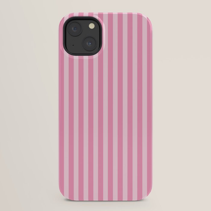 Striped Vertical 2 Pink iPhone Case