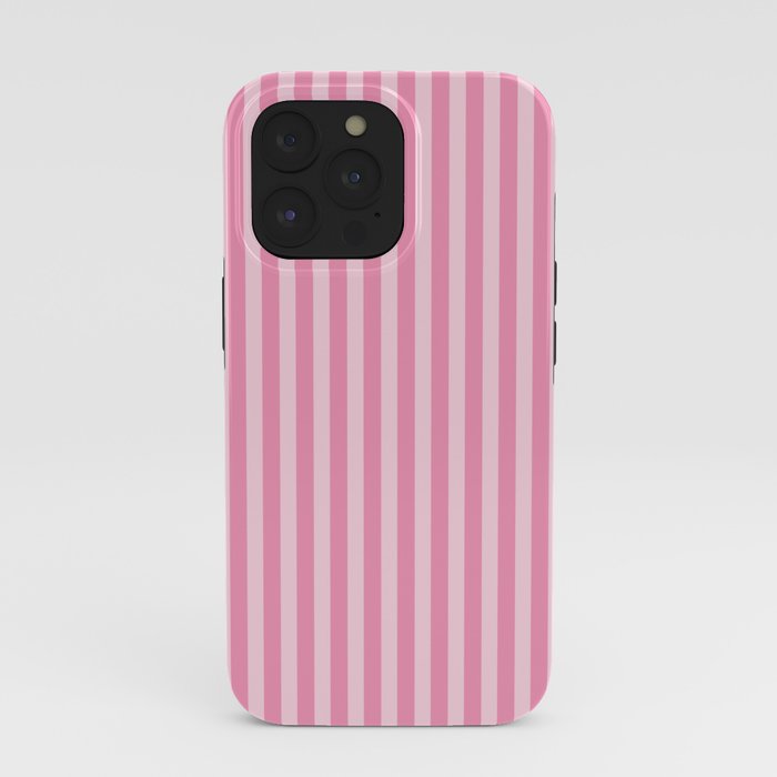 Striped Vertical 2 Pink iPhone Case