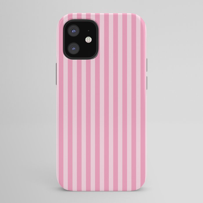 Striped Vertical 2 Pink iPhone Case