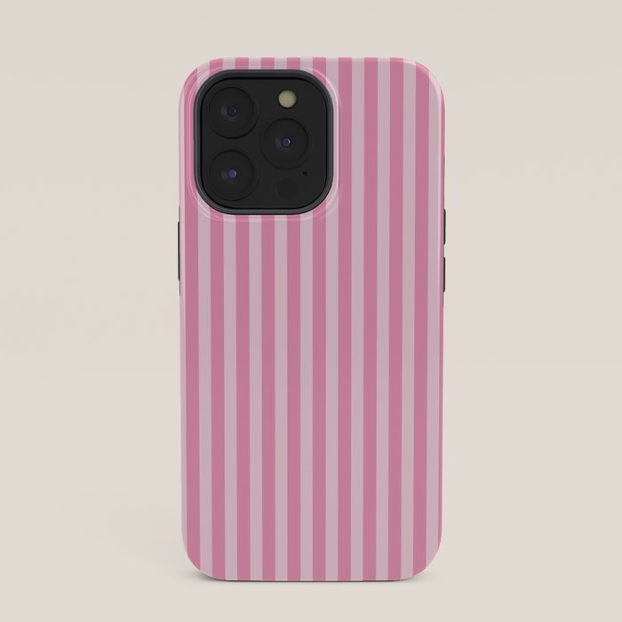 Striped Vertical 2 Pink iPhone Case