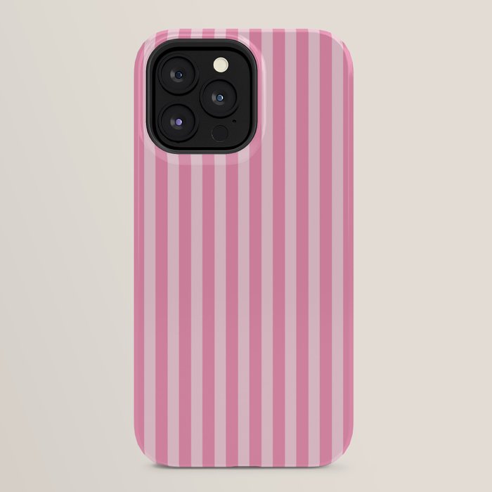 Striped Vertical 2 Pink iPhone Case
