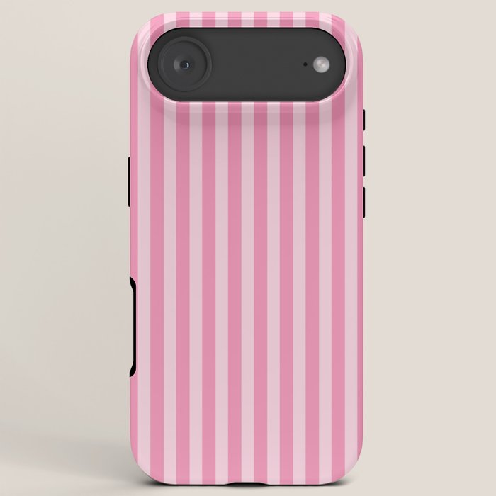 Striped Vertical 2 Pink iPhone Case