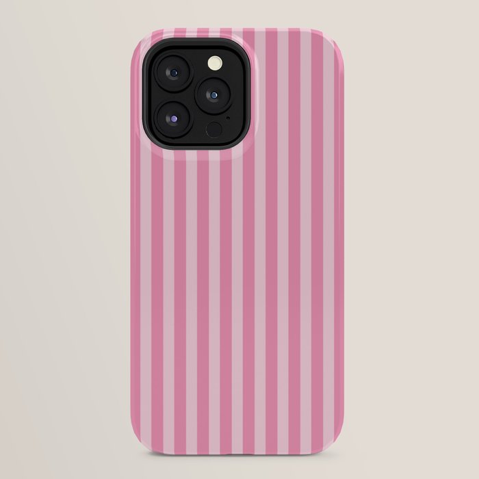 Striped Vertical 2 Pink iPhone Case