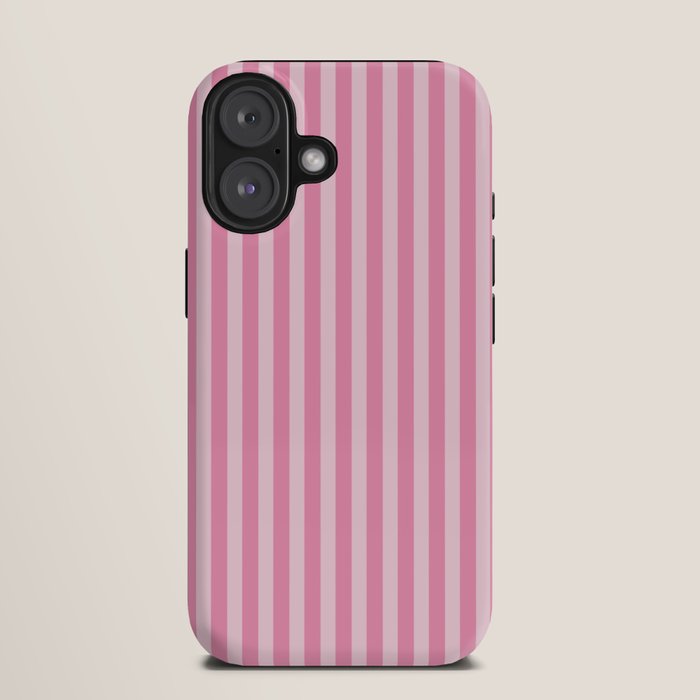 Striped Vertical 2 Pink iPhone Case