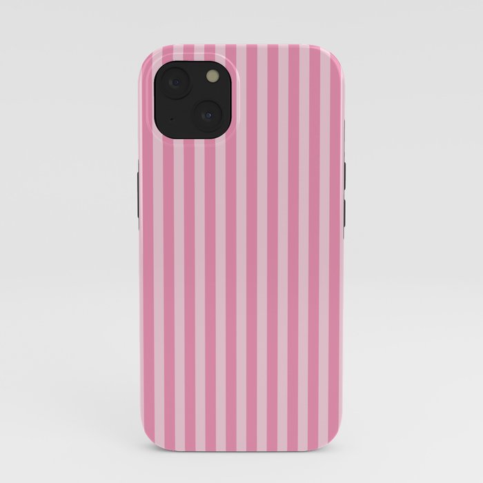 Striped Vertical 2 Pink iPhone Case