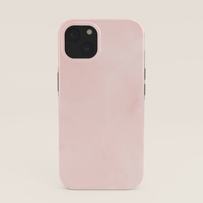 Seashell Pink Watercolor iPhone Case