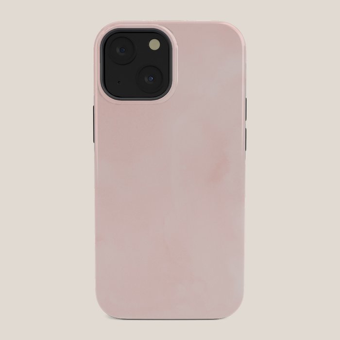 Seashell Pink Watercolor iPhone Case