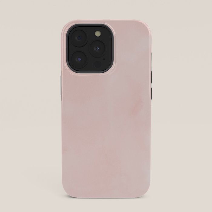 Seashell Pink Watercolor iPhone Case