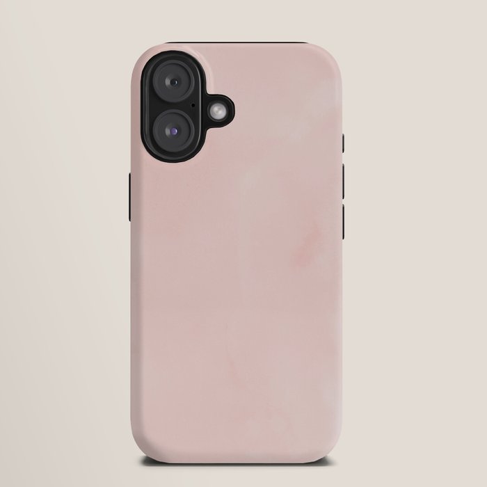 Seashell Pink Watercolor iPhone Case
