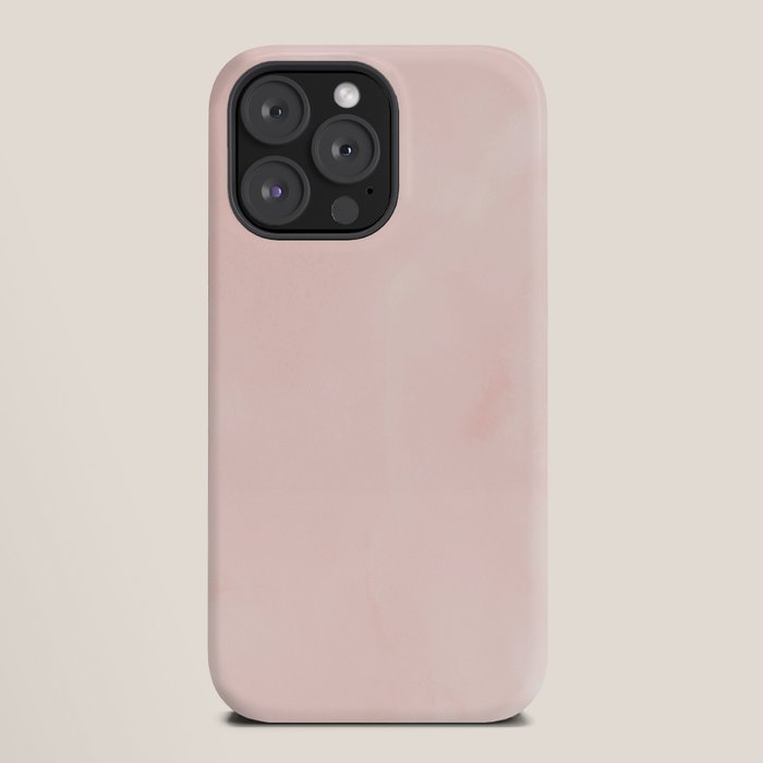 Seashell Pink Watercolor iPhone Case