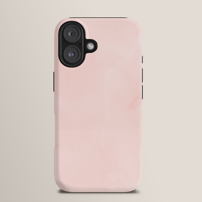 Seashell Pink Watercolor iPhone Case