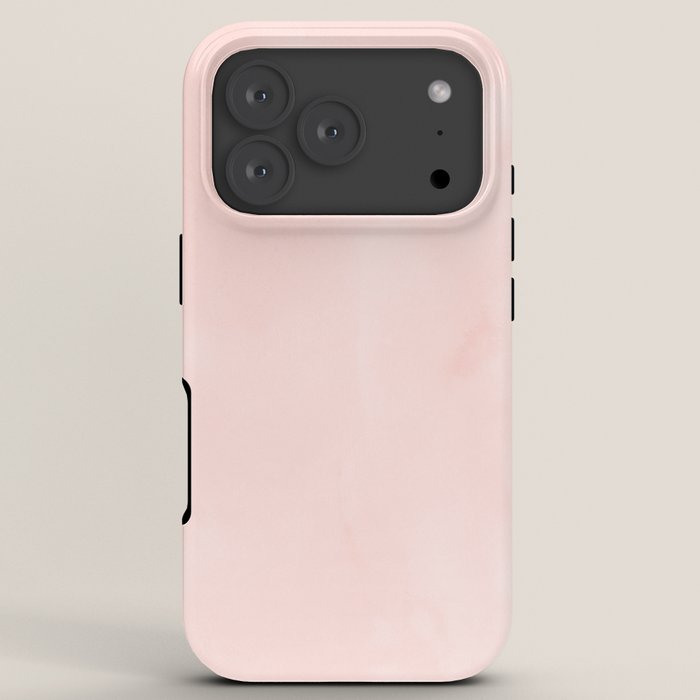 Seashell Pink Watercolor iPhone Case