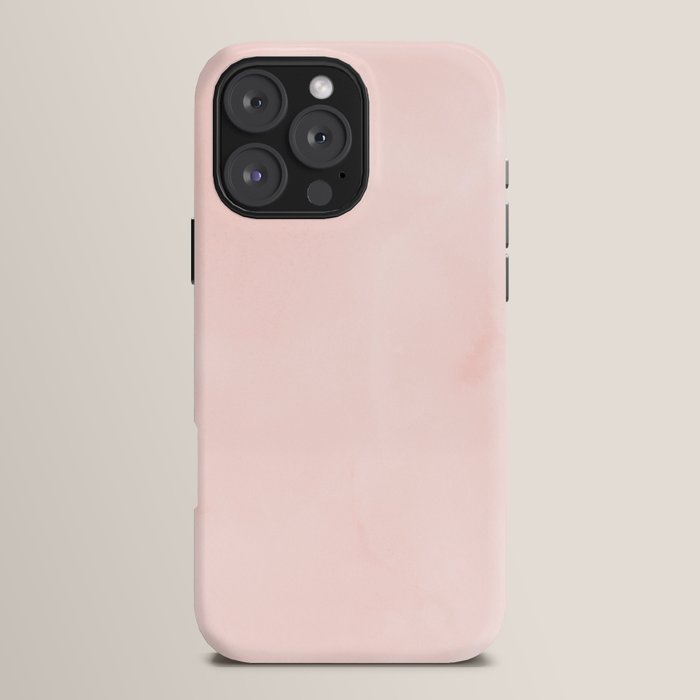Seashell Pink Watercolor iPhone Case