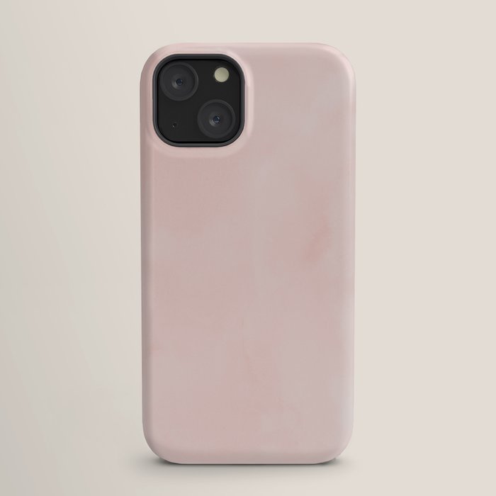 Seashell Pink Watercolor iPhone Case
