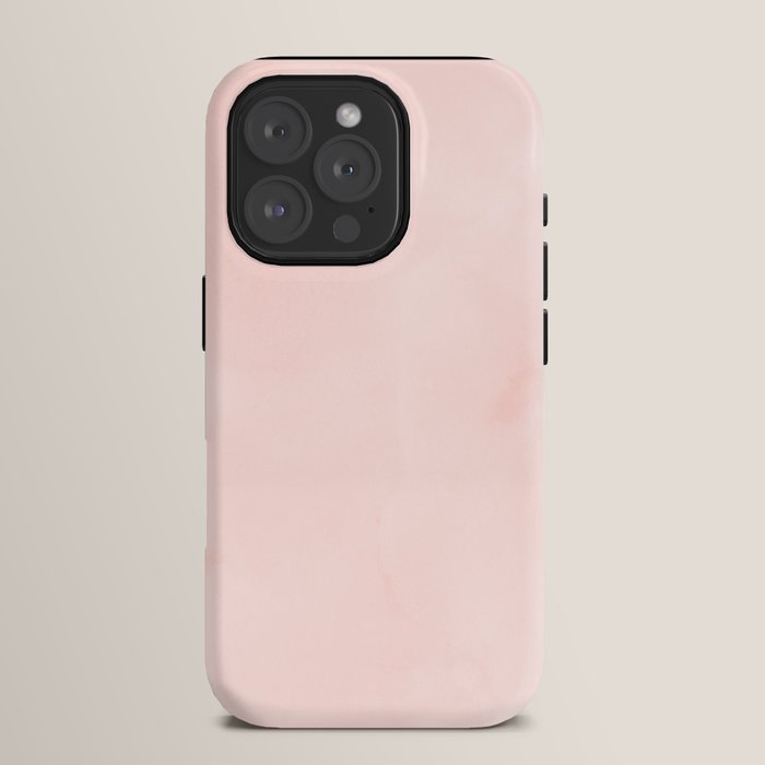 Seashell Pink Watercolor iPhone Case