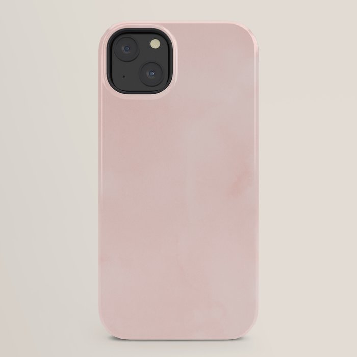Seashell Pink Watercolor iPhone Case
