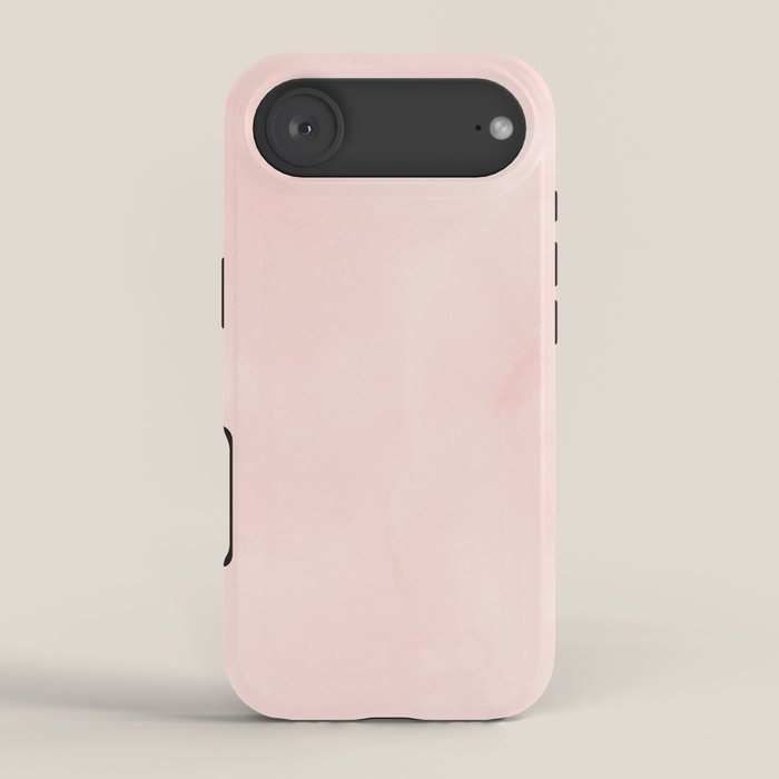 Seashell Pink Watercolor iPhone Case