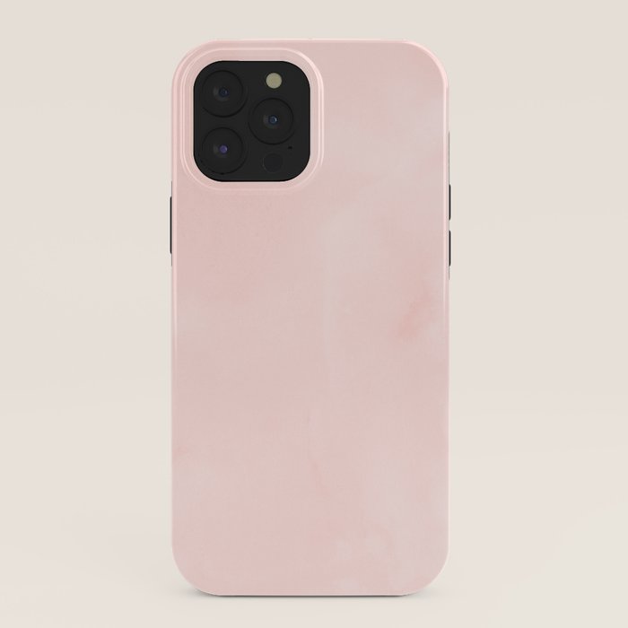 Seashell Pink Watercolor iPhone Case