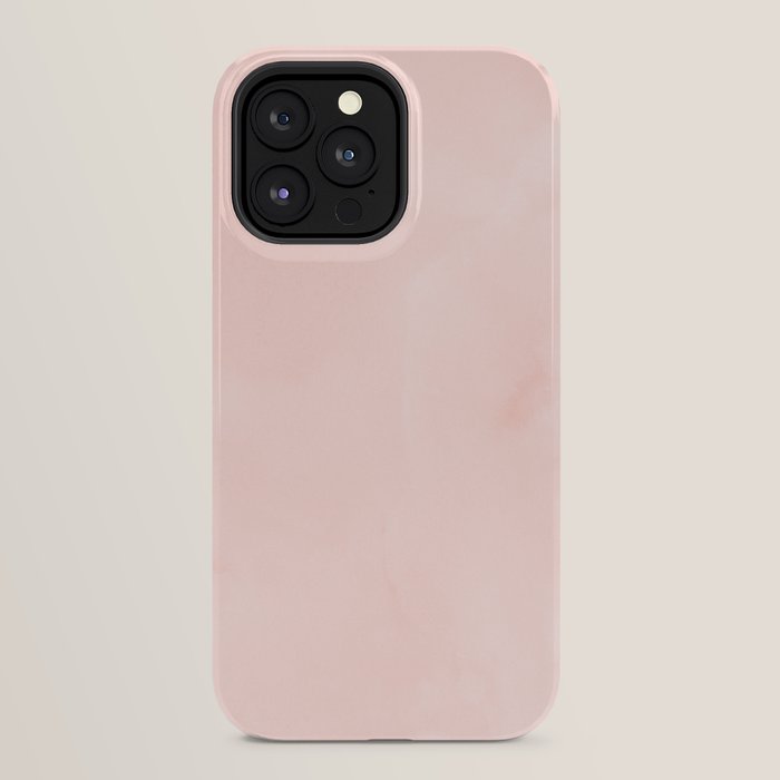 Seashell Pink Watercolor iPhone Case