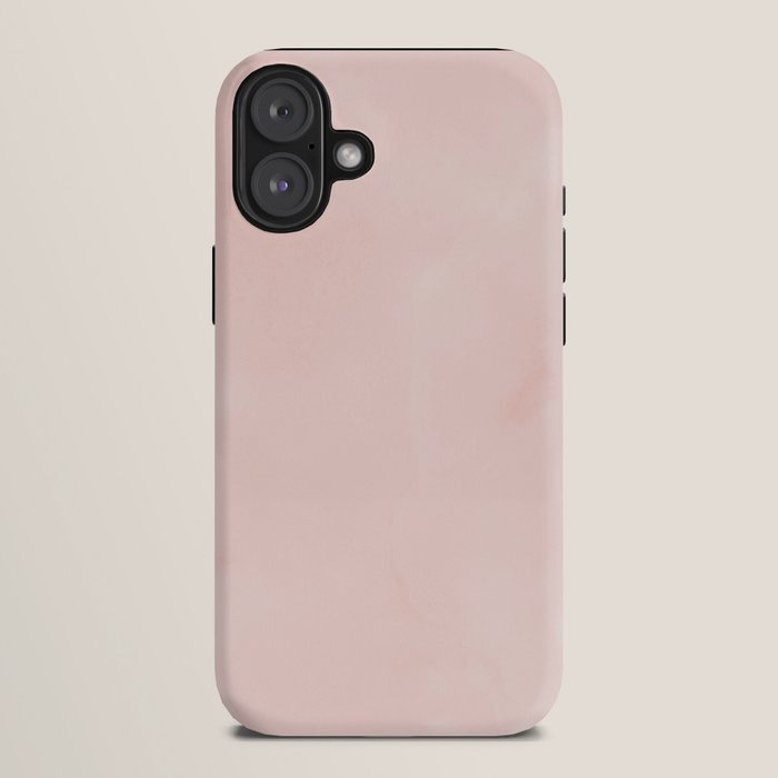 Seashell Pink Watercolor iPhone Case