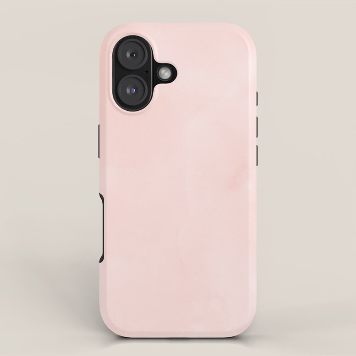 Seashell Pink Watercolor iPhone Case