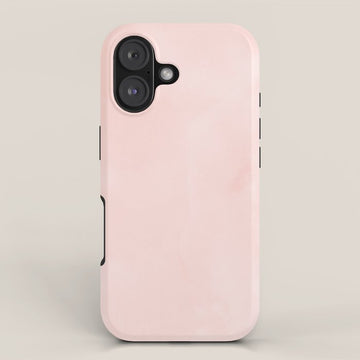 Seashell Pink Watercolor iPhone Case