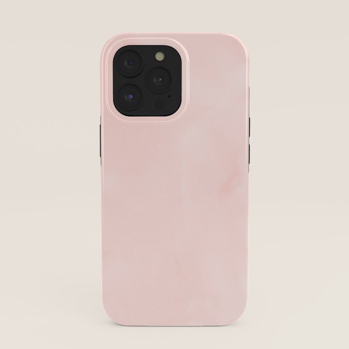 Seashell Pink Watercolor iPhone Case