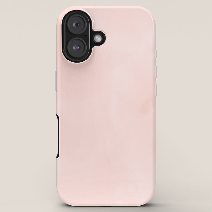 Seashell Pink Watercolor iPhone Case
