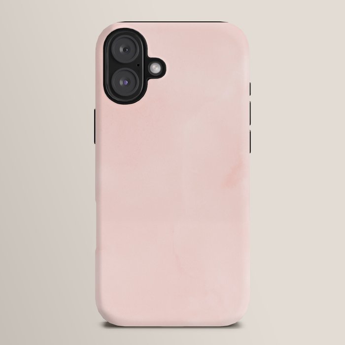 Seashell Pink Watercolor iPhone Case