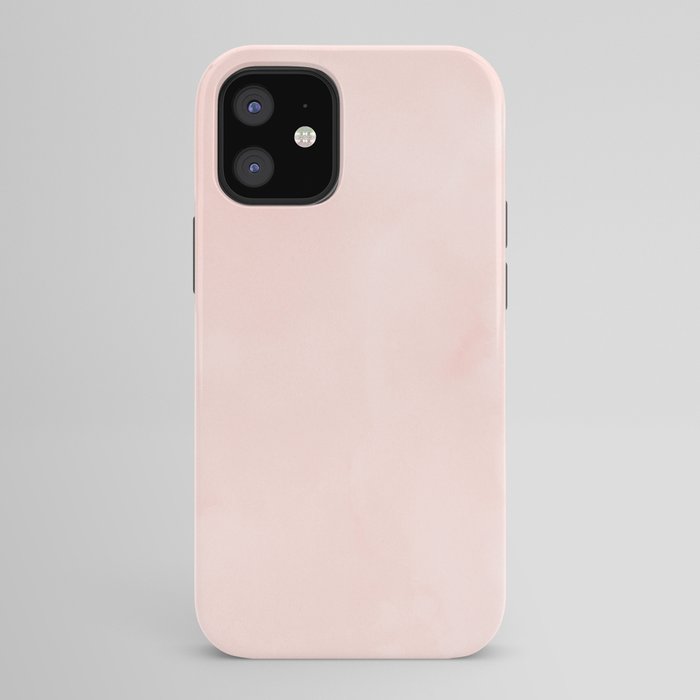 Seashell Pink Watercolor iPhone Case