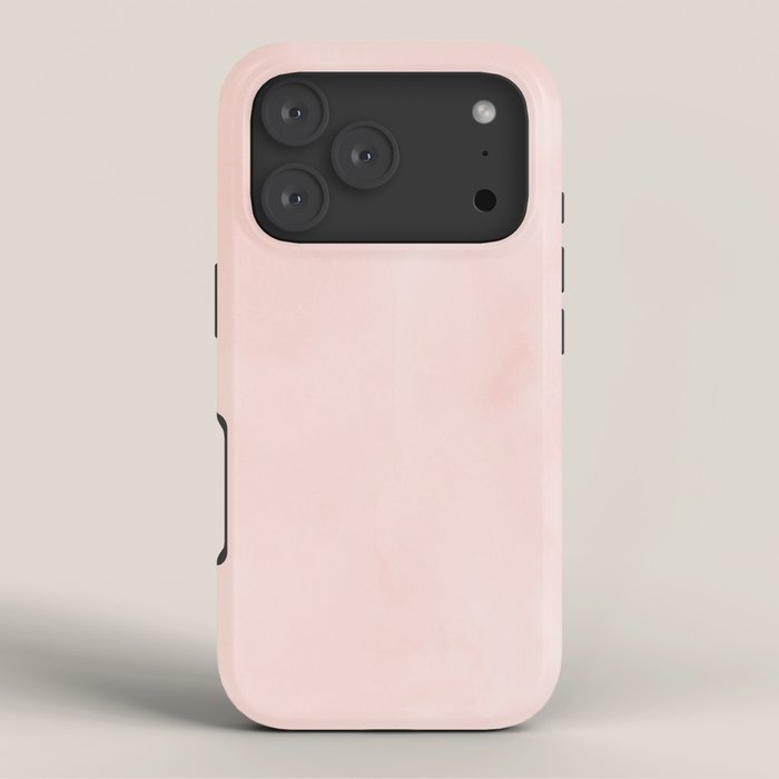 Seashell Pink Watercolor iPhone Case