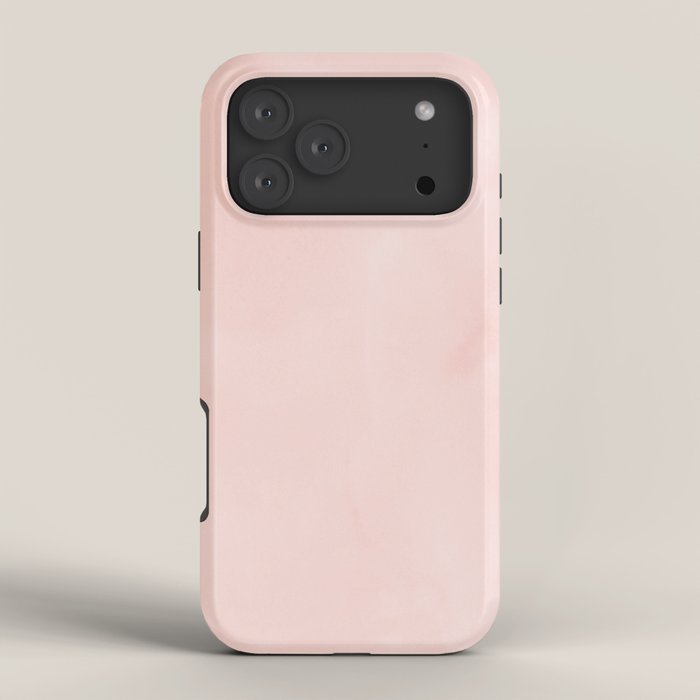 Seashell Pink Watercolor iPhone Case