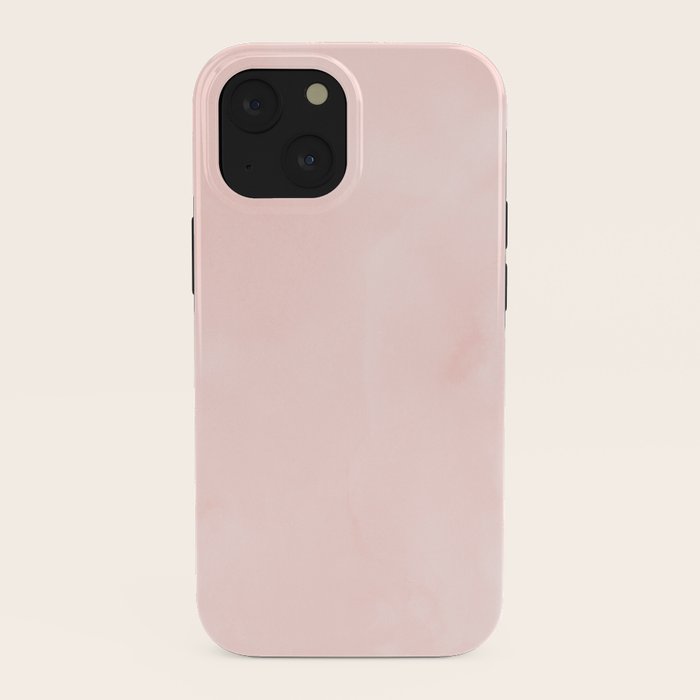 Seashell Pink Watercolor iPhone Case