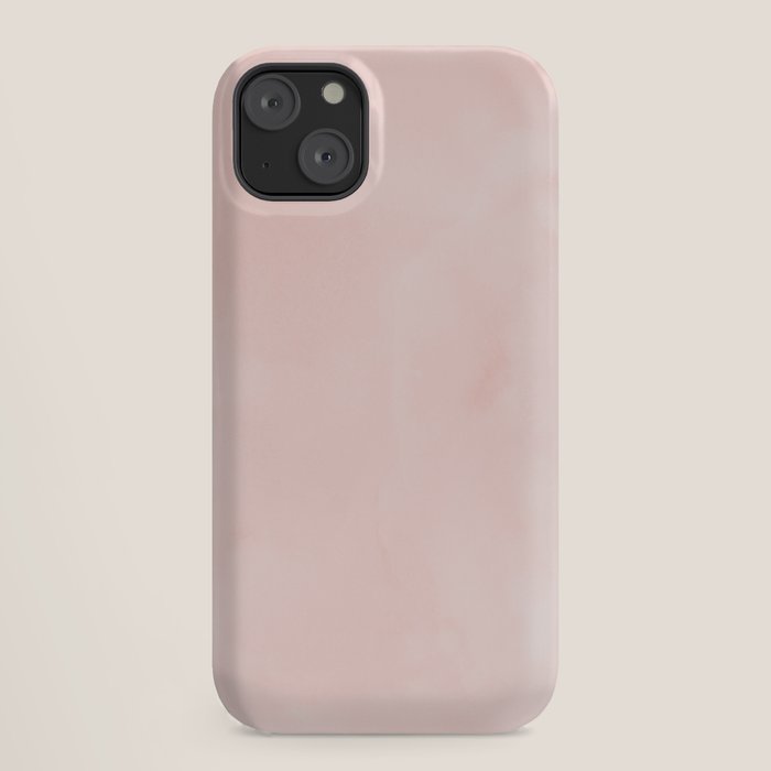 Seashell Pink Watercolor iPhone Case
