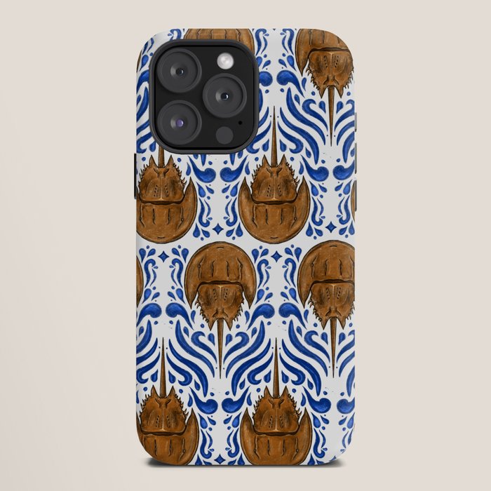 Horseshoe Crab Pattern iPhone Case