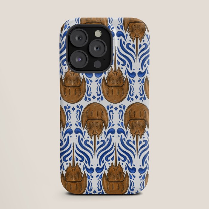 Horseshoe Crab Pattern iPhone Case