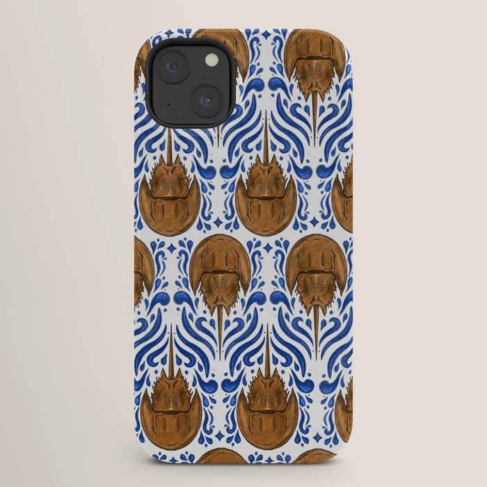 Horseshoe Crab Pattern iPhone Case