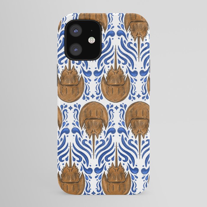 Horseshoe Crab Pattern iPhone Case