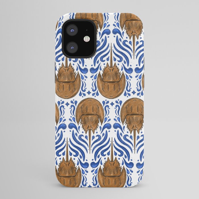Horseshoe Crab Pattern iPhone Case