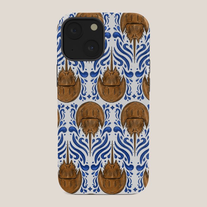 Horseshoe Crab Pattern iPhone Case