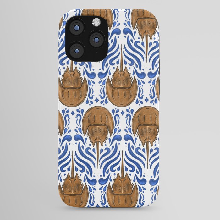 Horseshoe Crab Pattern iPhone Case