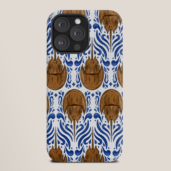 Horseshoe Crab Pattern iPhone Case